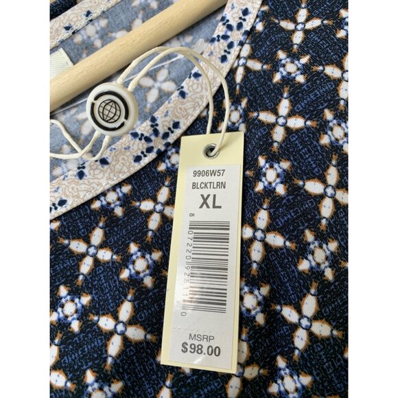 NWT Max Studio XL Print Dress Career Comfort RZ10402 Shift Comfort Easy Care - Picture 7 of 9